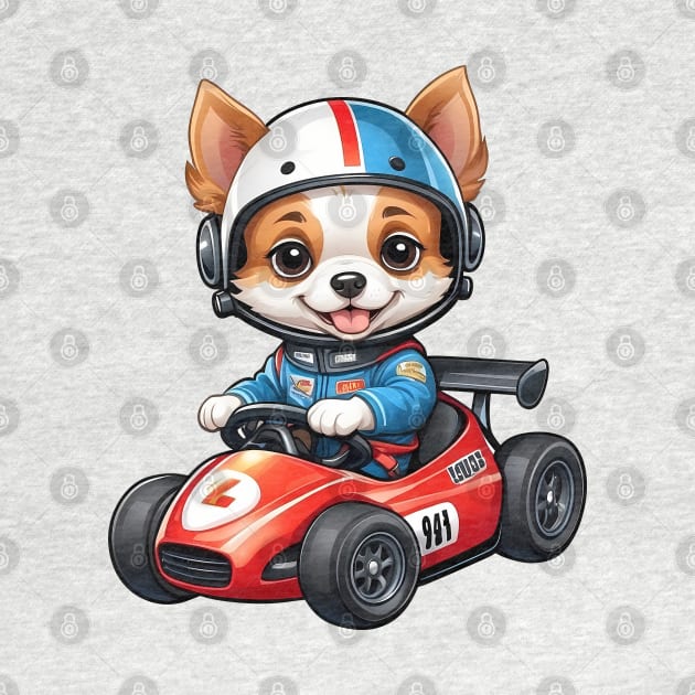 Cute Dog Racer by Leon Star Shop